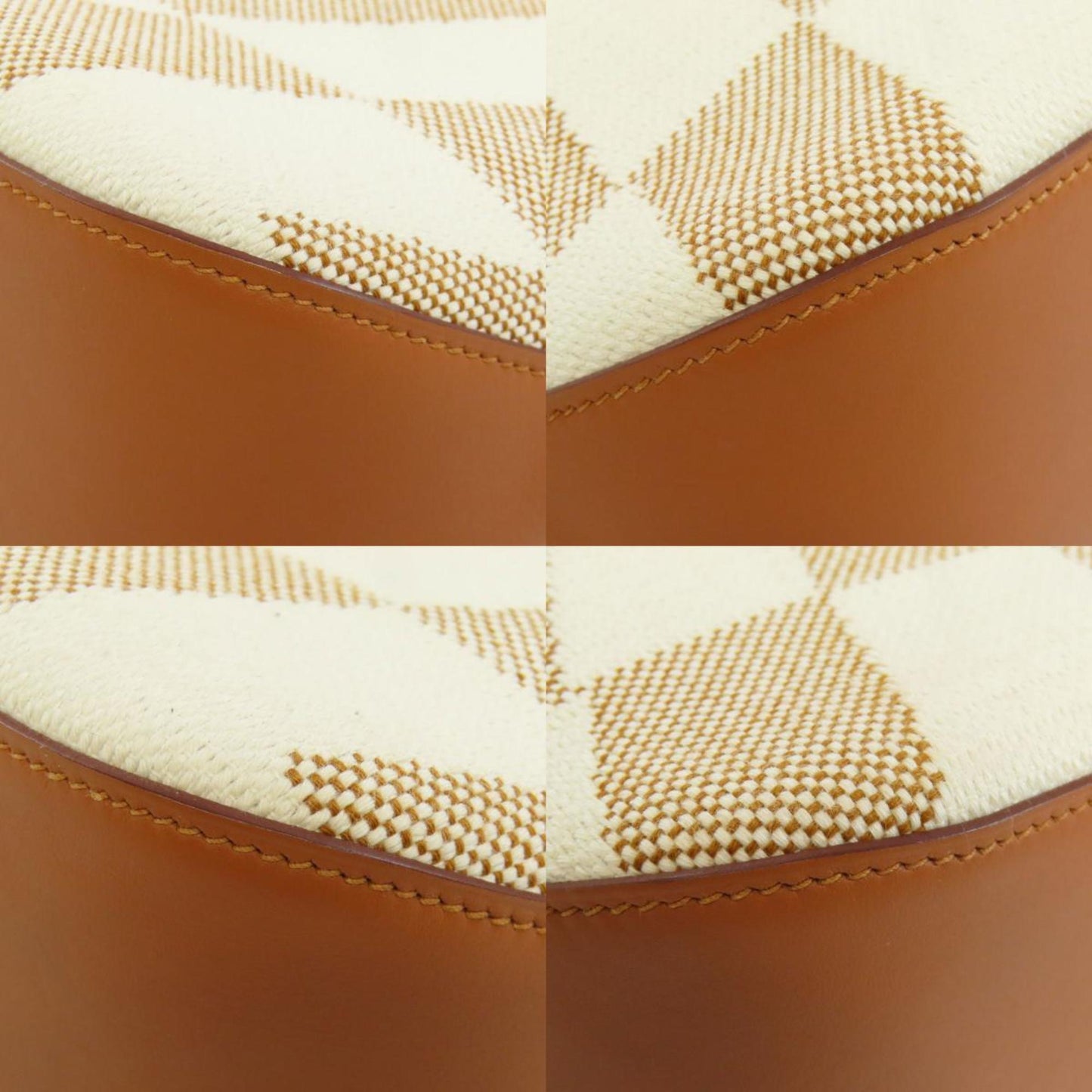 Hermès Brown Canvas Ambier