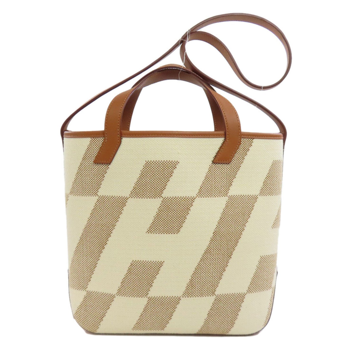 Hermès Brown Canvas Ambier
