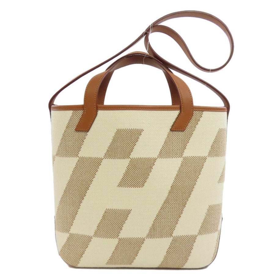 Hermès Brown Canvas Ambier