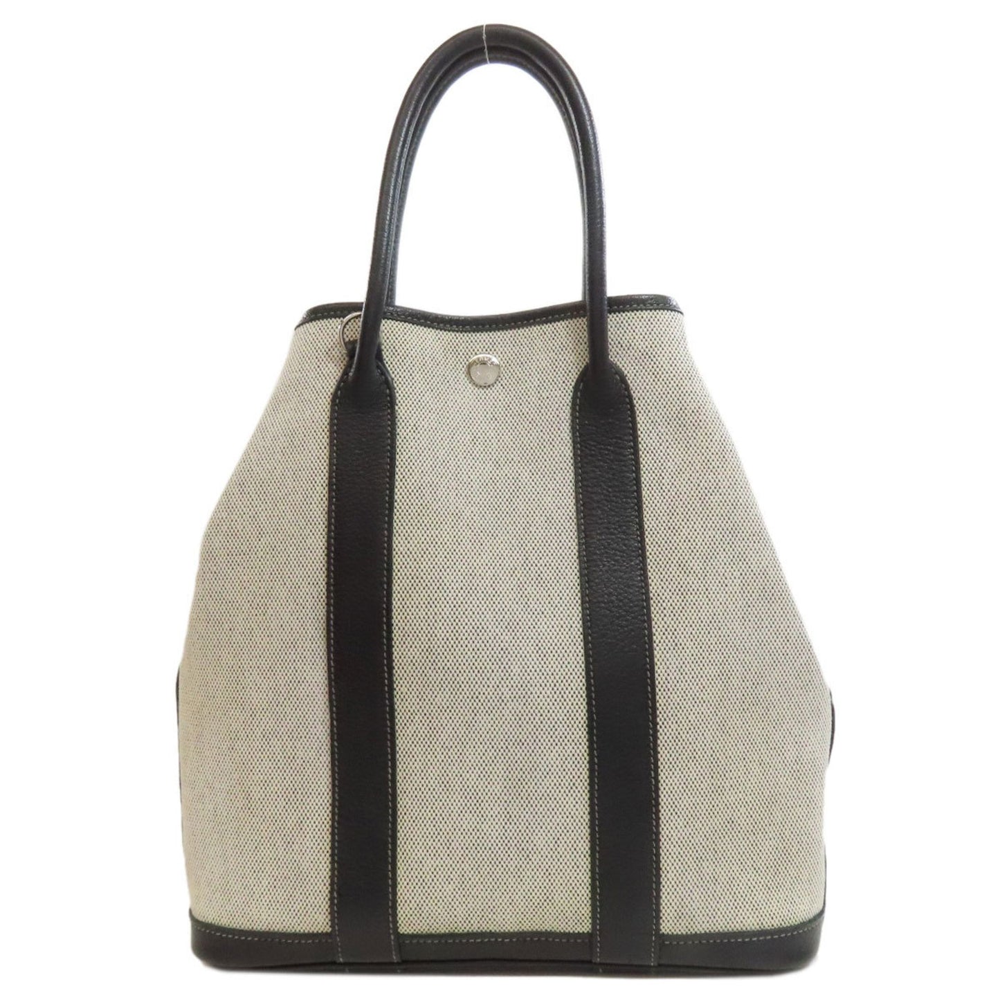 Hermès Gray Canvas Garden Party
