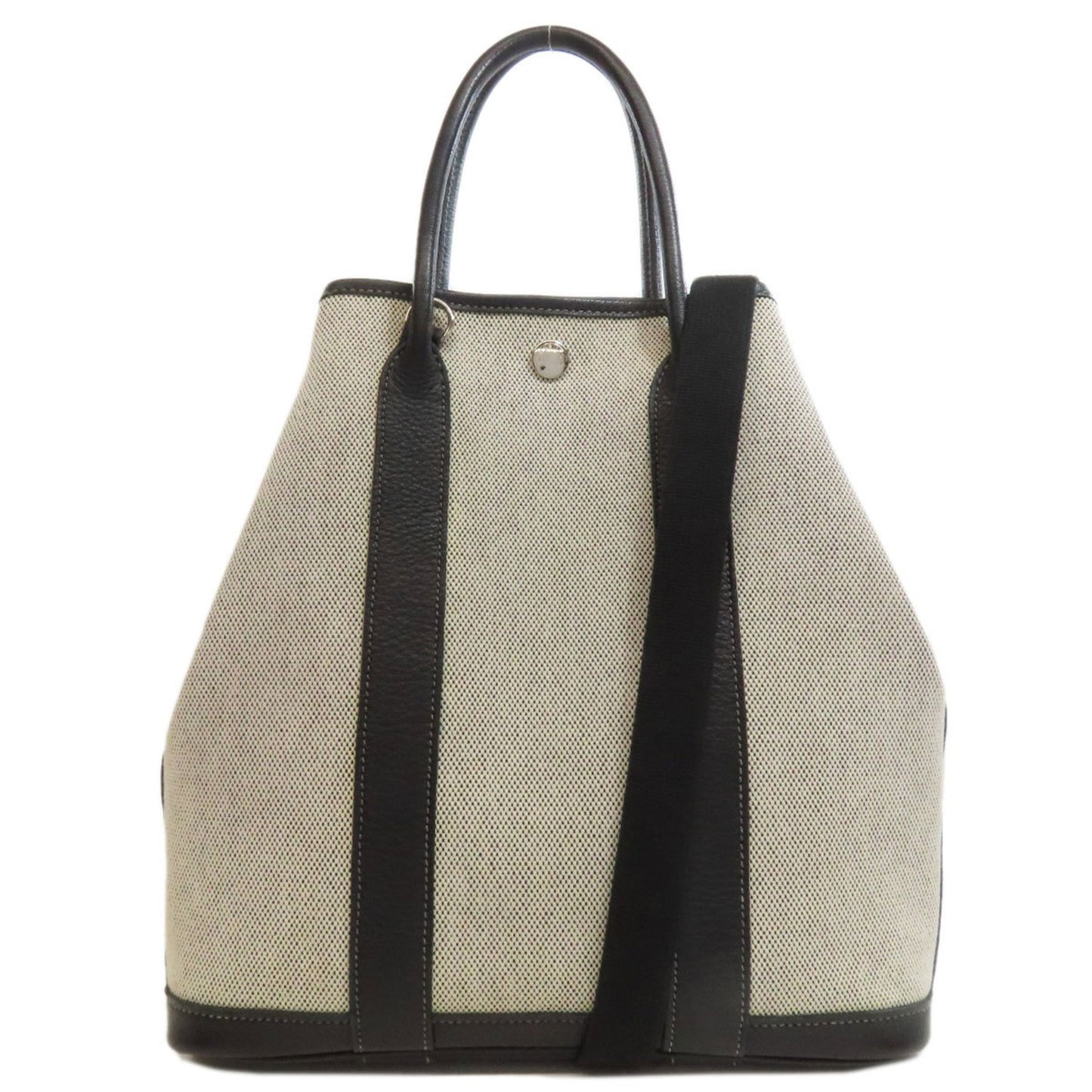 Hermès Gray Canvas Garden Party