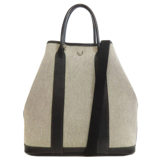 Hermès Gray Canvas Garden Party