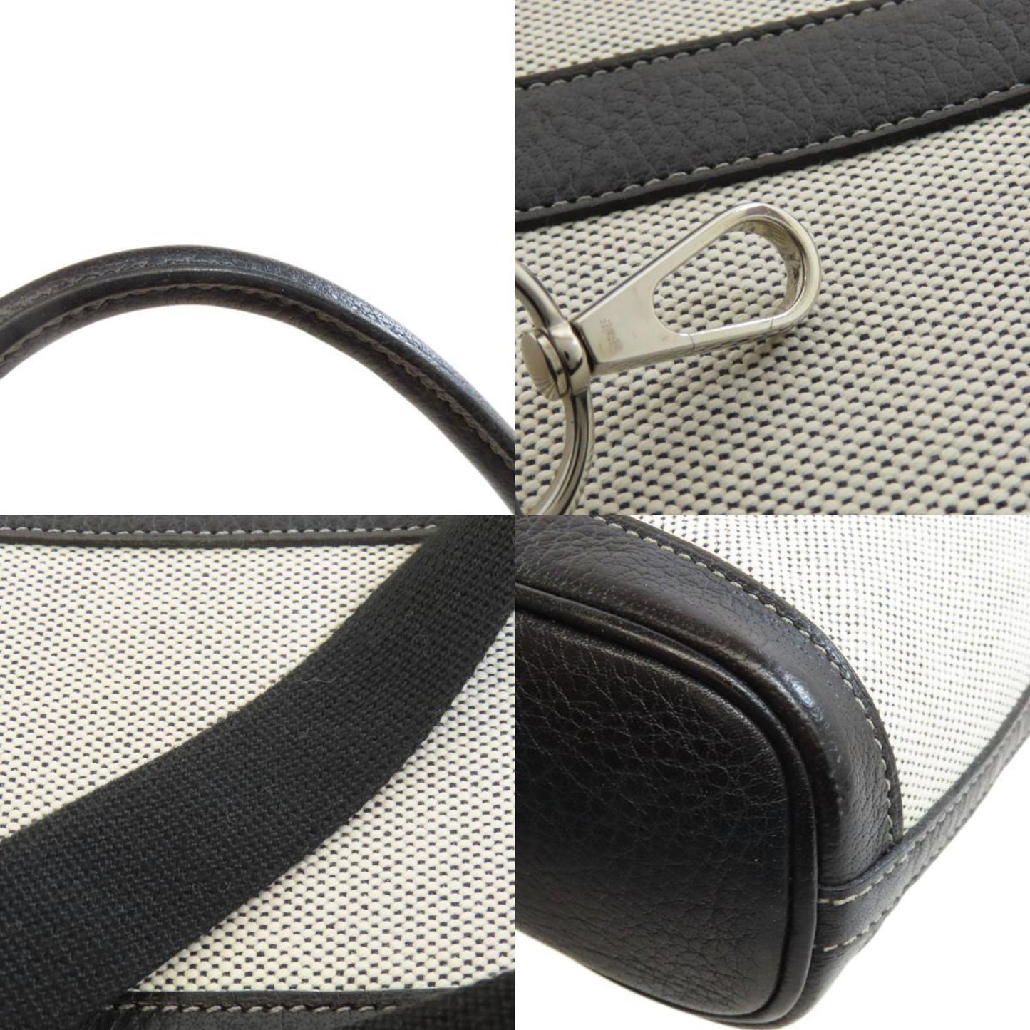 Hermès Gray Canvas Garden Party