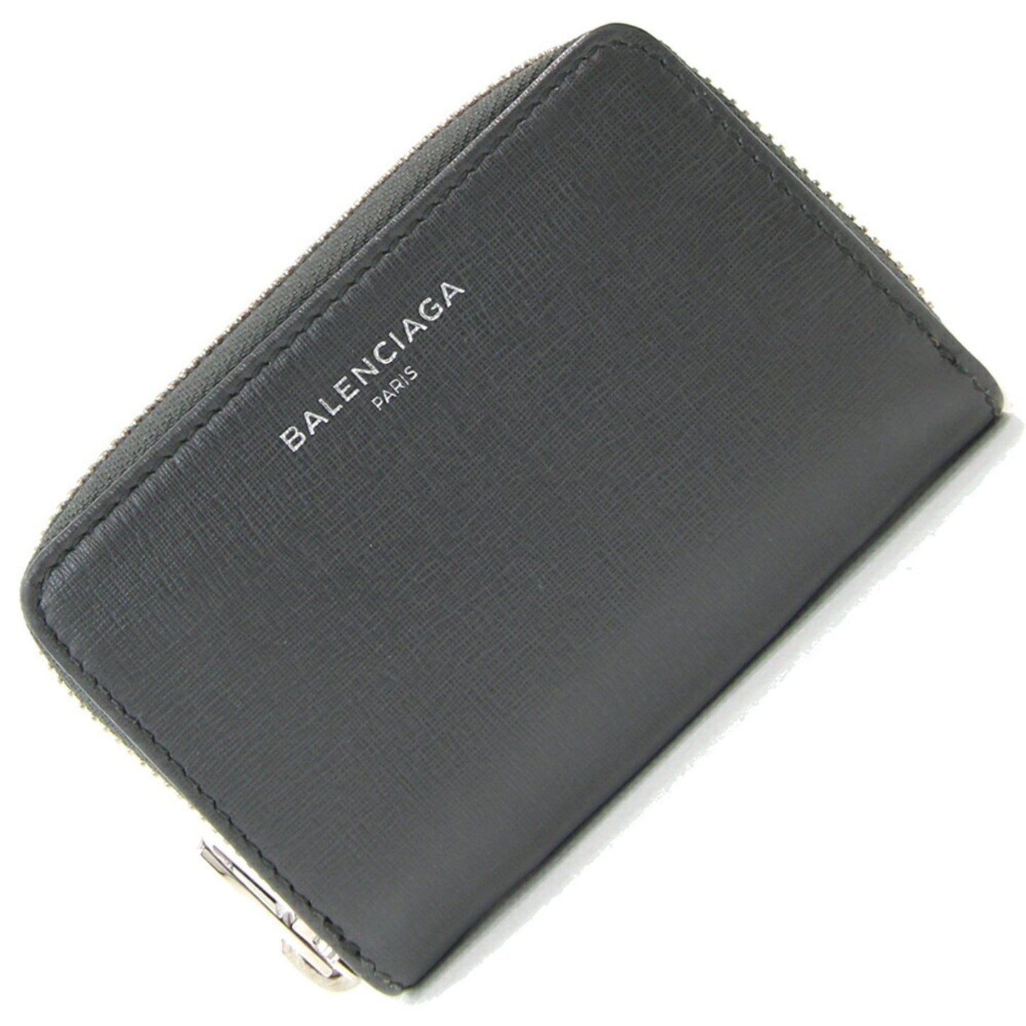 Balenciaga Black Leather Card Holder