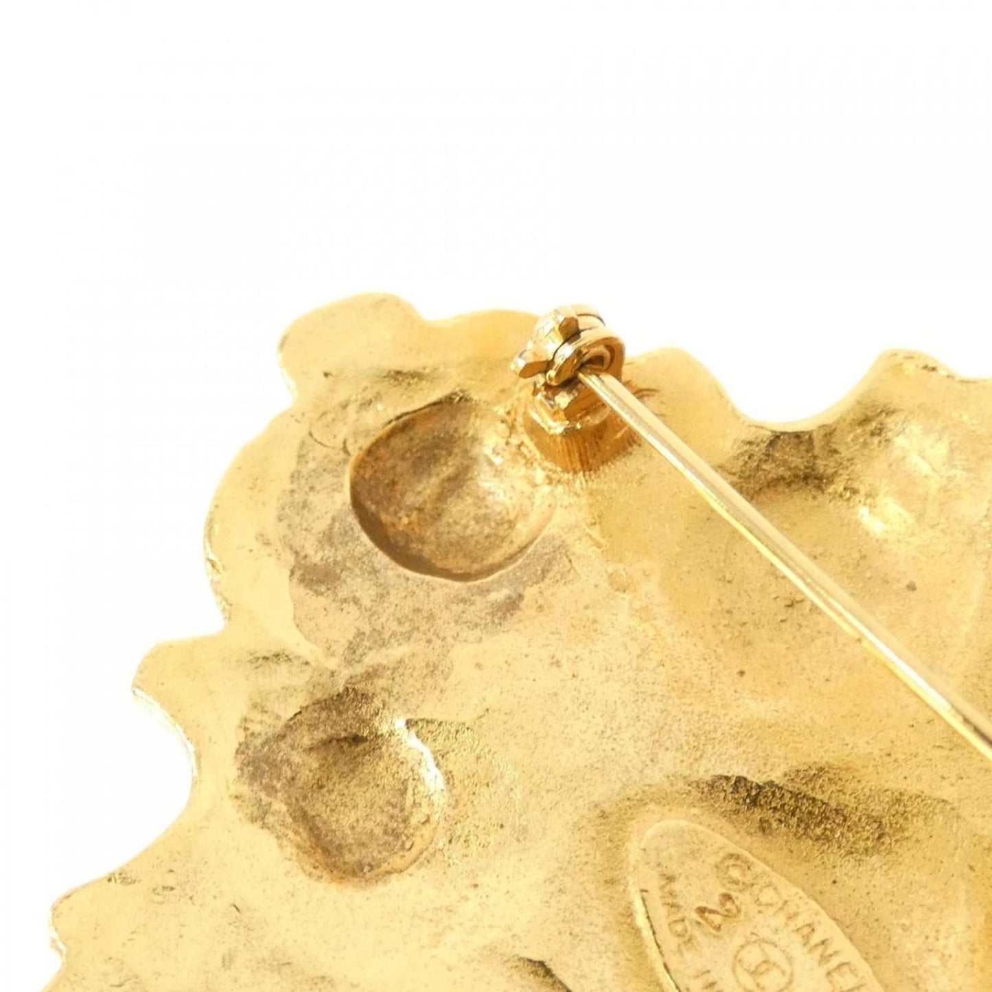 Chanel Gold Gold Plated Brooch