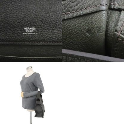 Hermès Gray Leather Ceinture