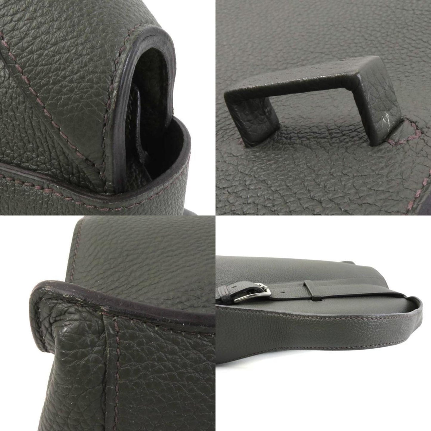 Hermès Gray Leather Ceinture