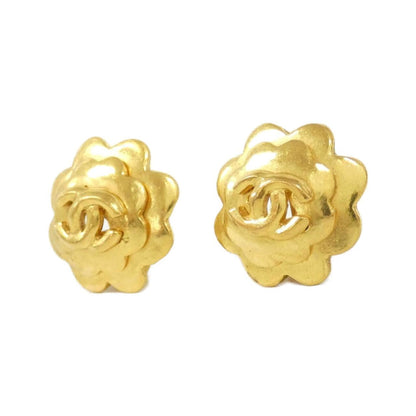 Chanel Gold Gold Plated Camellia
