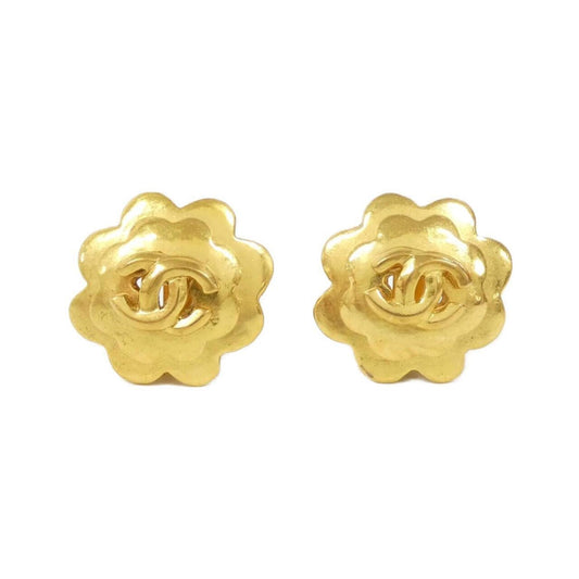 Chanel Gold Gold Plated Camellia