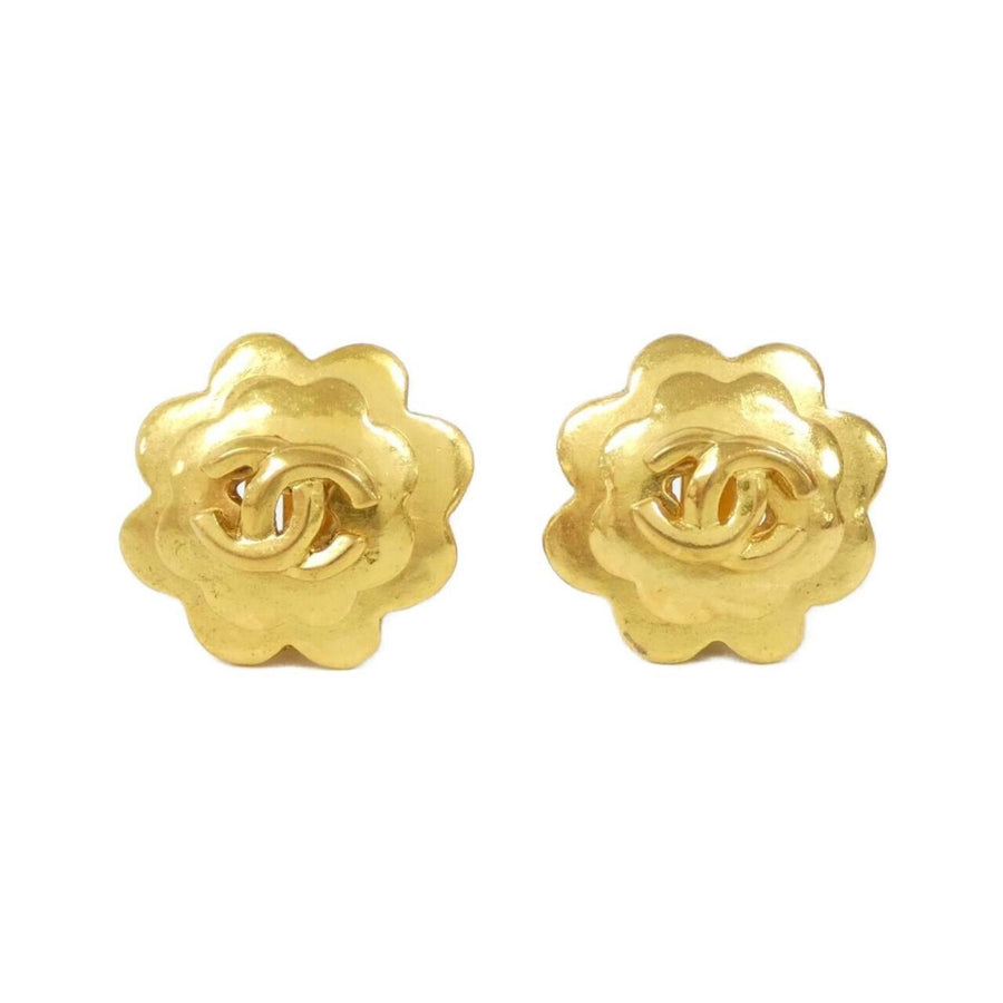 Chanel Gold Gold Plated Camellia