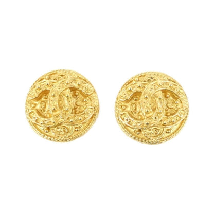 Chanel Gold Gold Plated Coco Mark