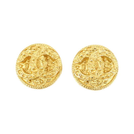 Chanel Gold Gold Plated Coco Mark