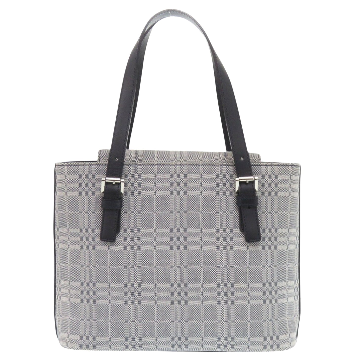 Burberry Gray Canvas Tote