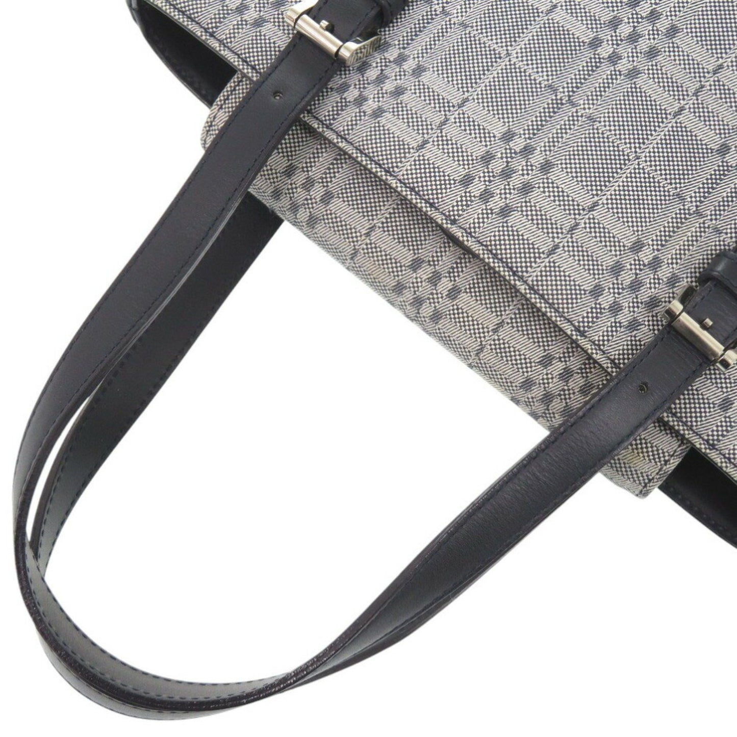 Burberry Gray Canvas Tote