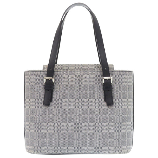 Burberry Gray Canvas Tote