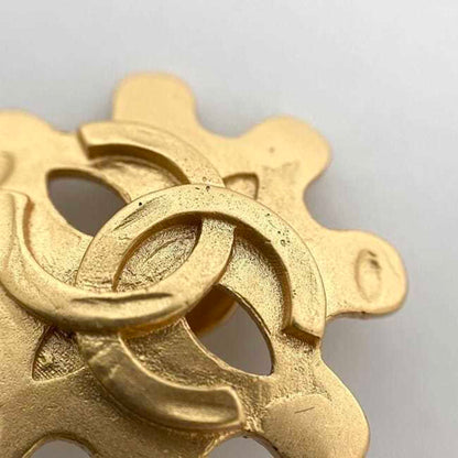 Chanel Gold Gold Plated Coco Mark