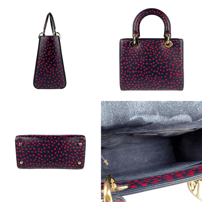 Dior Blue Leather Cannage Lady