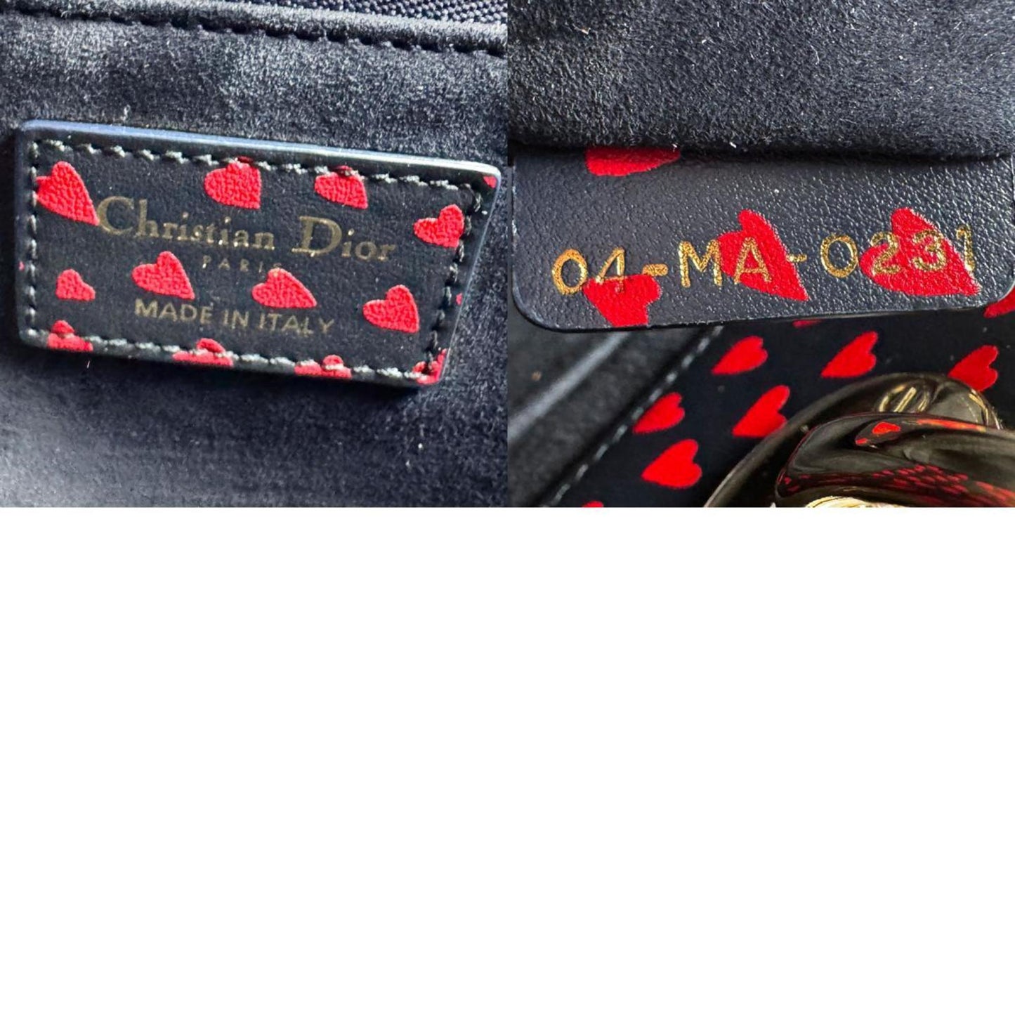 Dior Blue Leather Cannage Lady