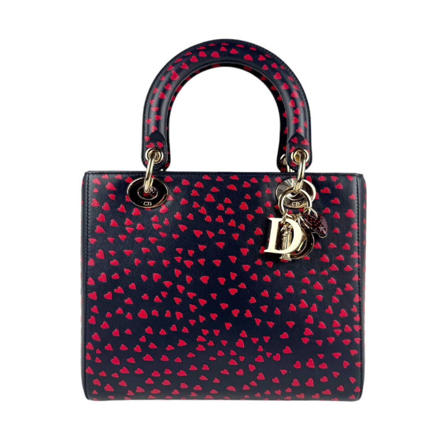 Dior Blue Leather Cannage Lady