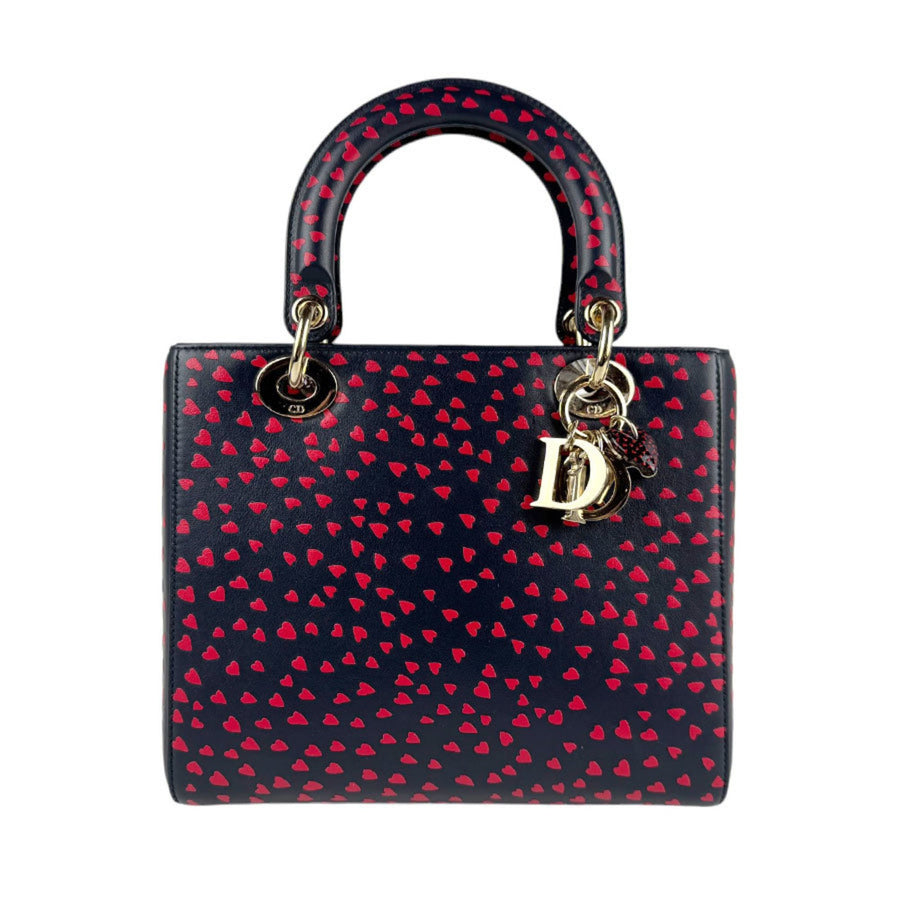 Dior Blue Leather Cannage Lady
