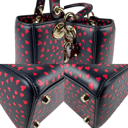 Dior Blue Leather Cannage Lady