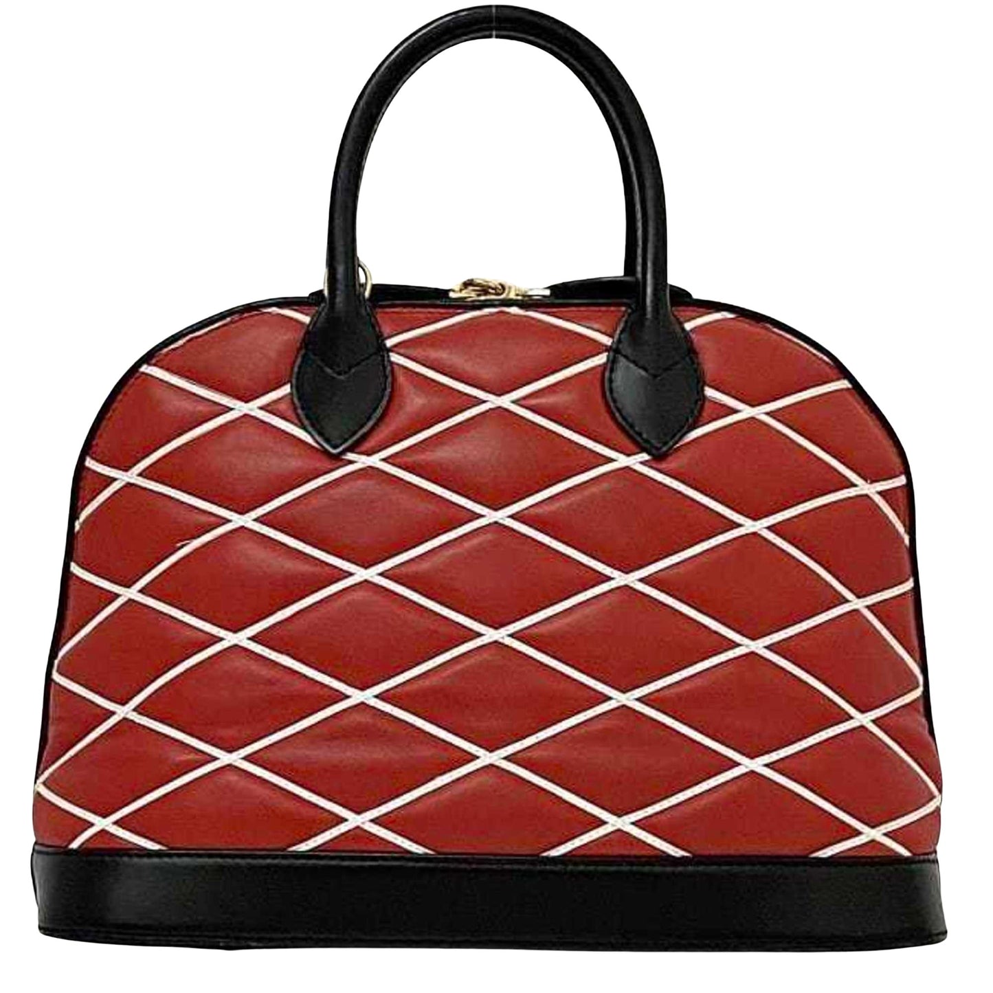 Louis Vuitton Red Leather Alma