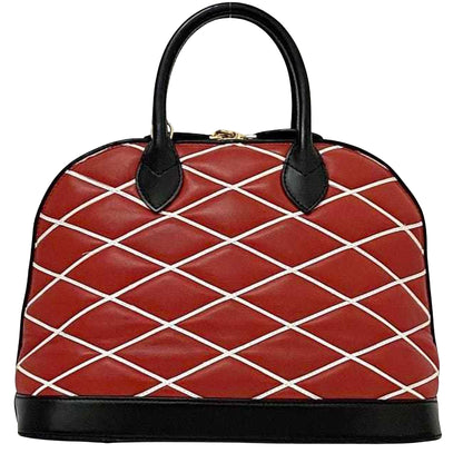 Louis Vuitton Red Leather Alma