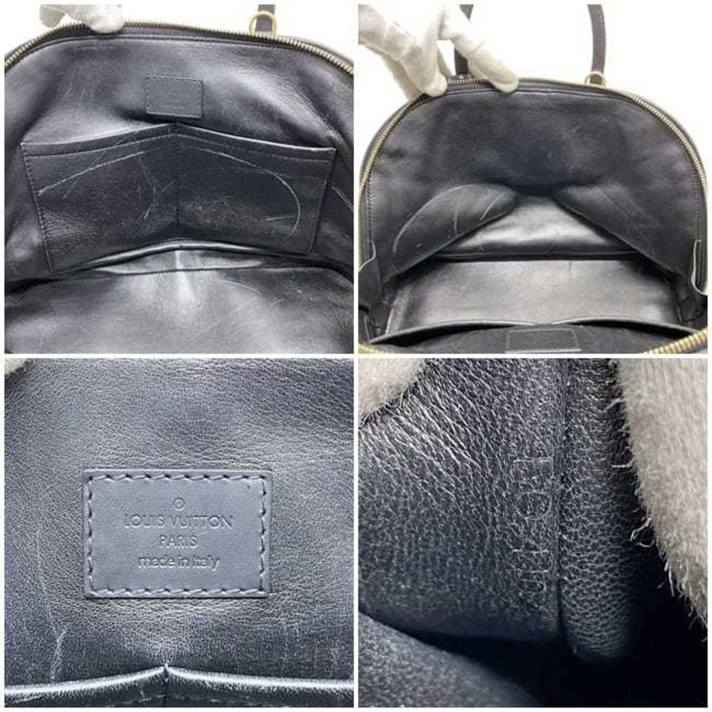 Louis Vuitton Red Leather Alma