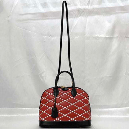 Louis Vuitton Red Leather Alma