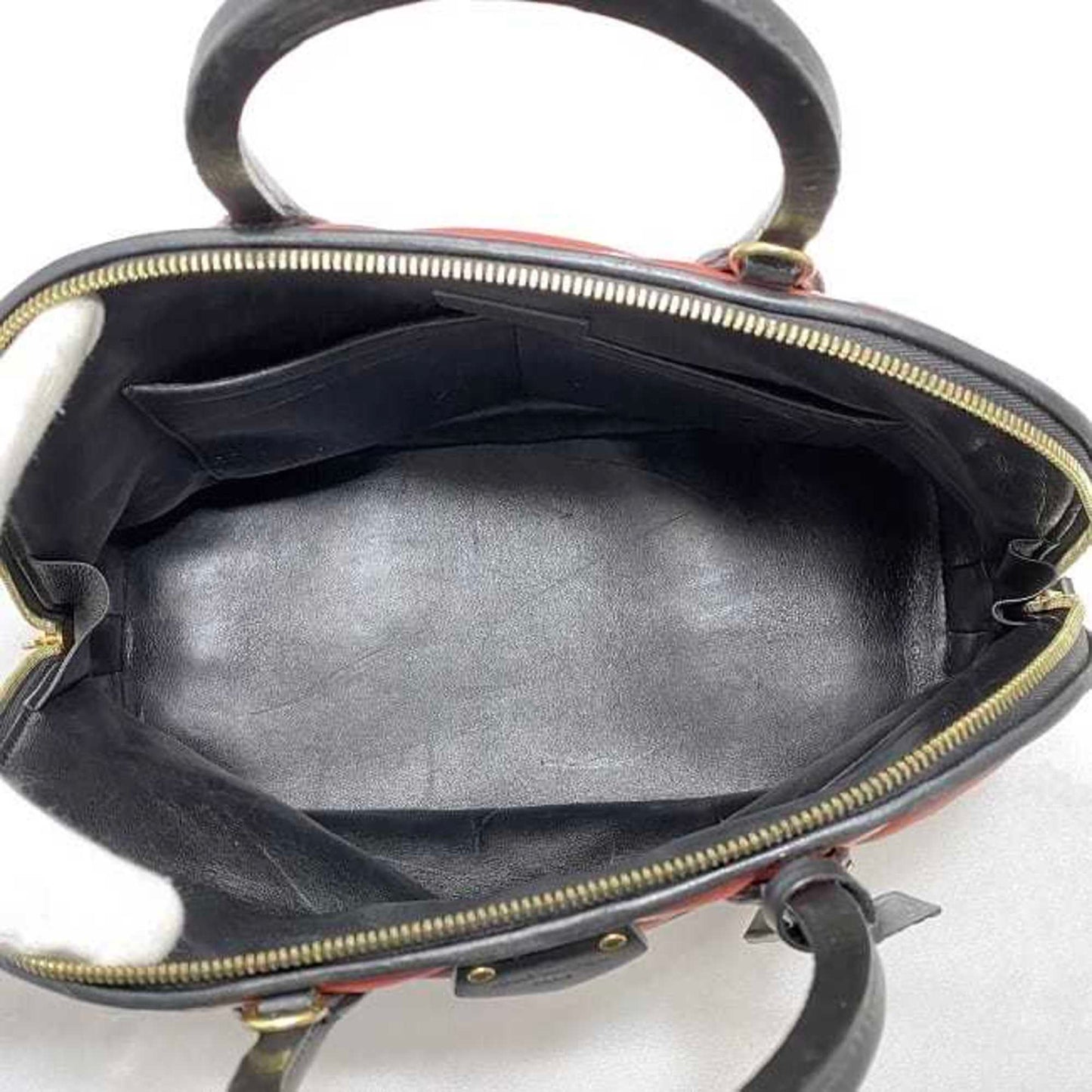 Louis Vuitton Red Leather Alma