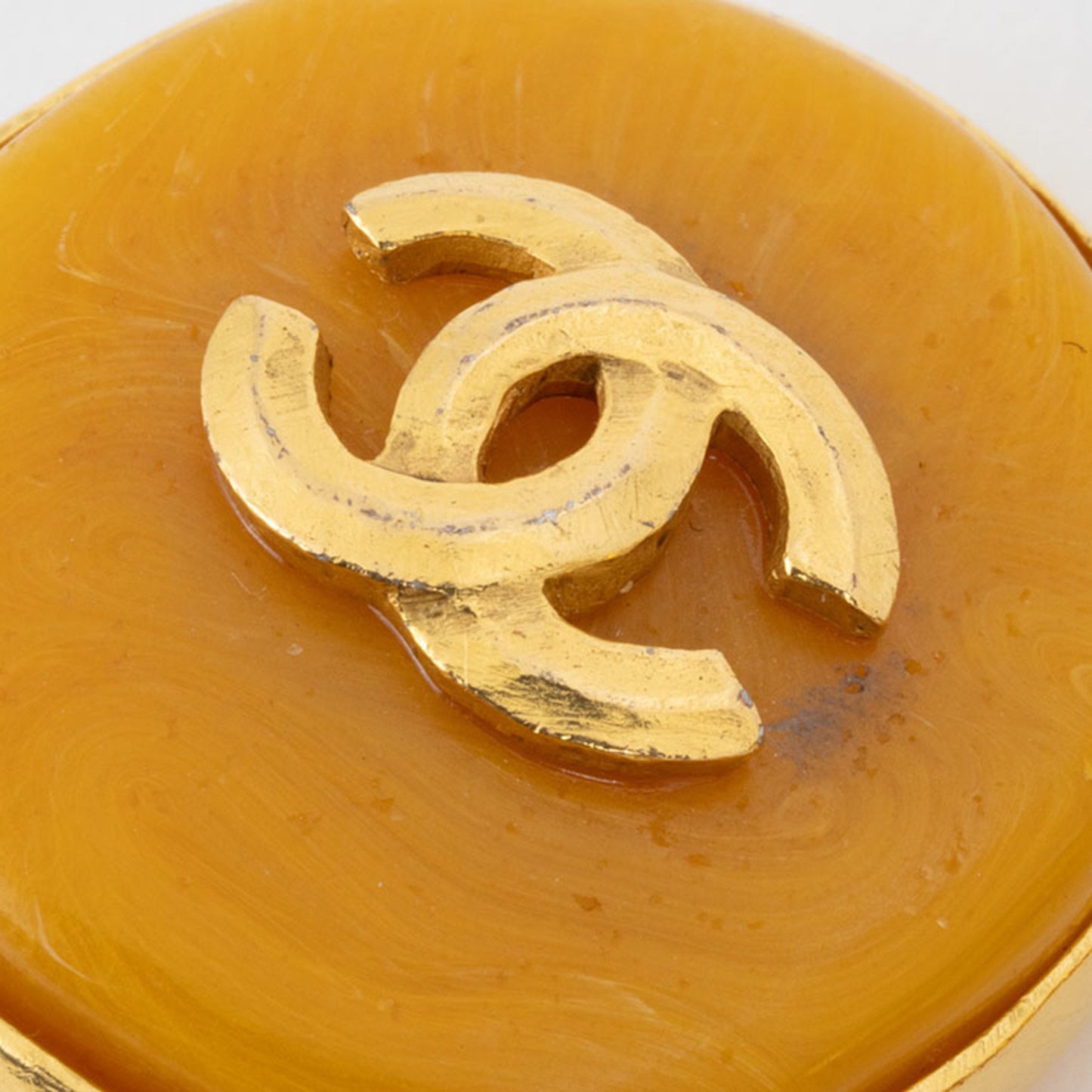 Chanel Gold Metal Coco Mark
