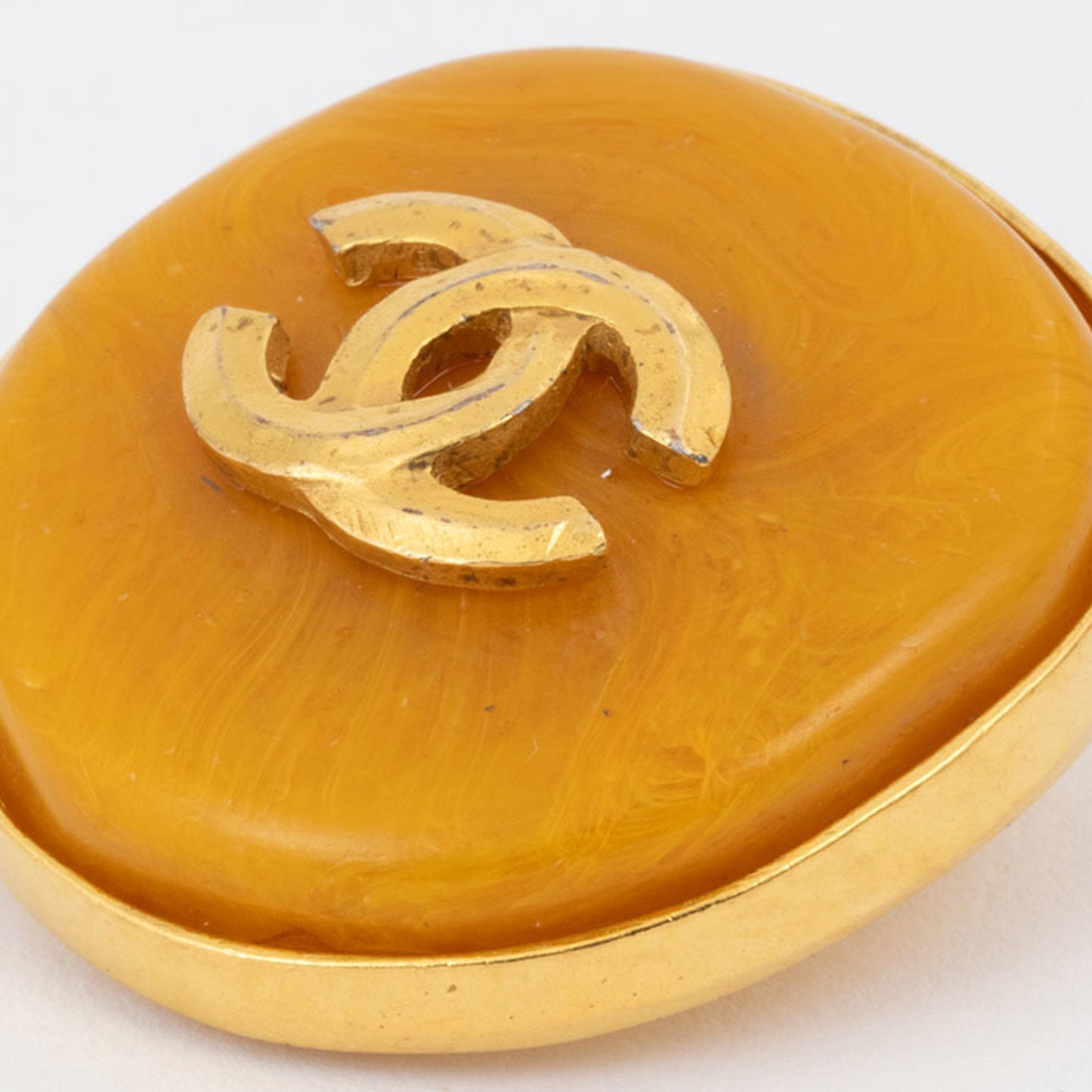 Chanel Gold Metal Coco Mark