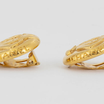 Chanel Gold Metal Earring