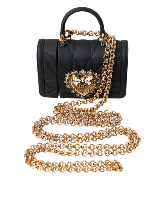 Dolce & Gabbana Exquisite Quilted Airpods Case With Chain Strap