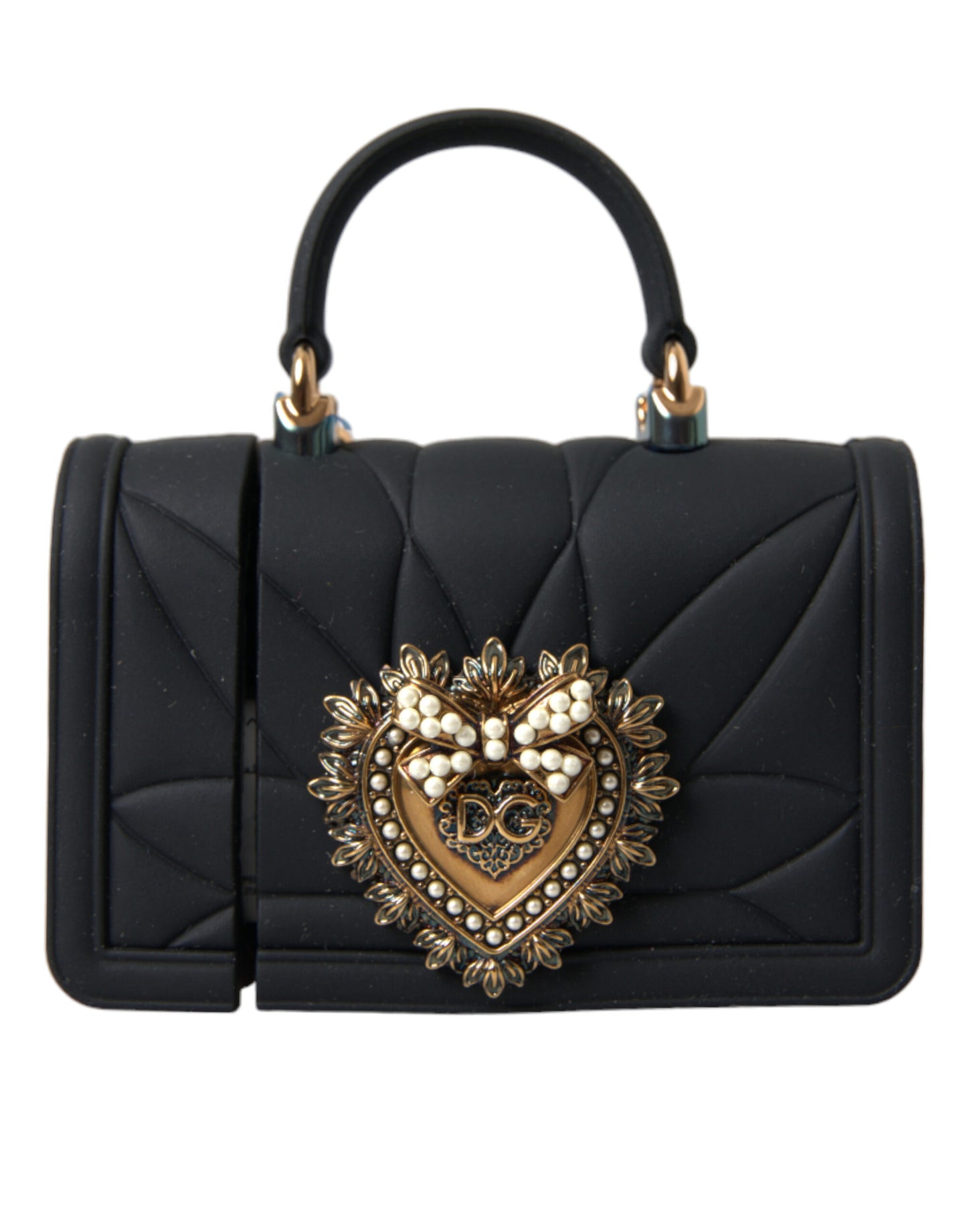 Dolce & Gabbana Exquisite Quilted Airpods Case With Chain Strap