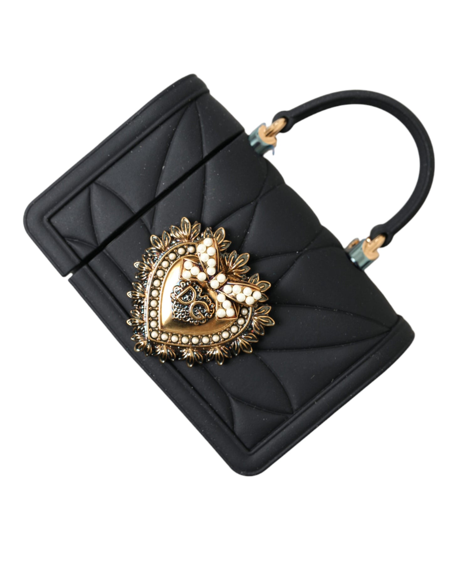 Dolce & Gabbana Exquisite Quilted Airpods Case With Chain Strap