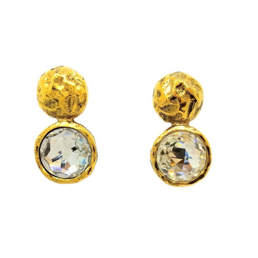 Chanel Gold Gold Plated Earring