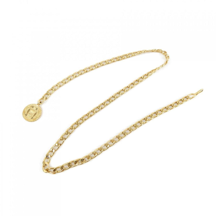 Chanel Gold Gold Plated Cambon