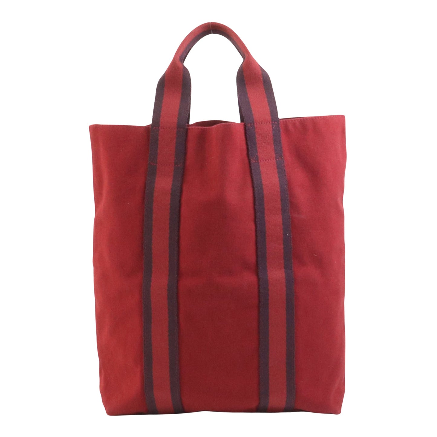Hermès Red Cotton Fourre Tout