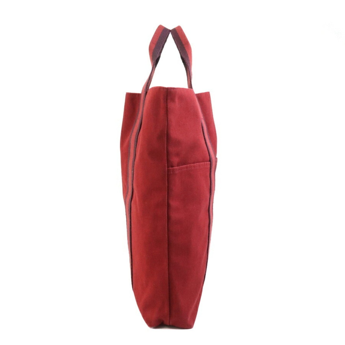 Hermès Red Cotton Fourre Tout