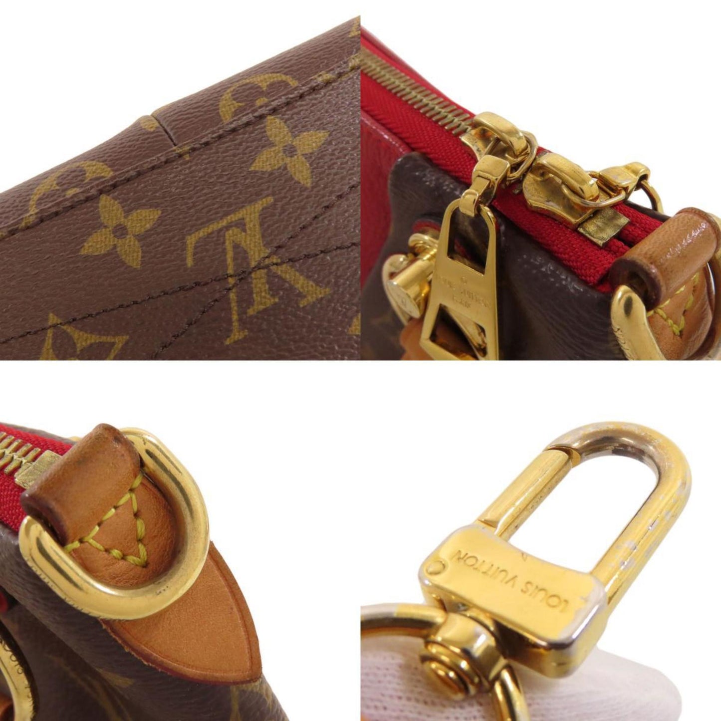 Louis Vuitton Brown Canvas V Tote Bb