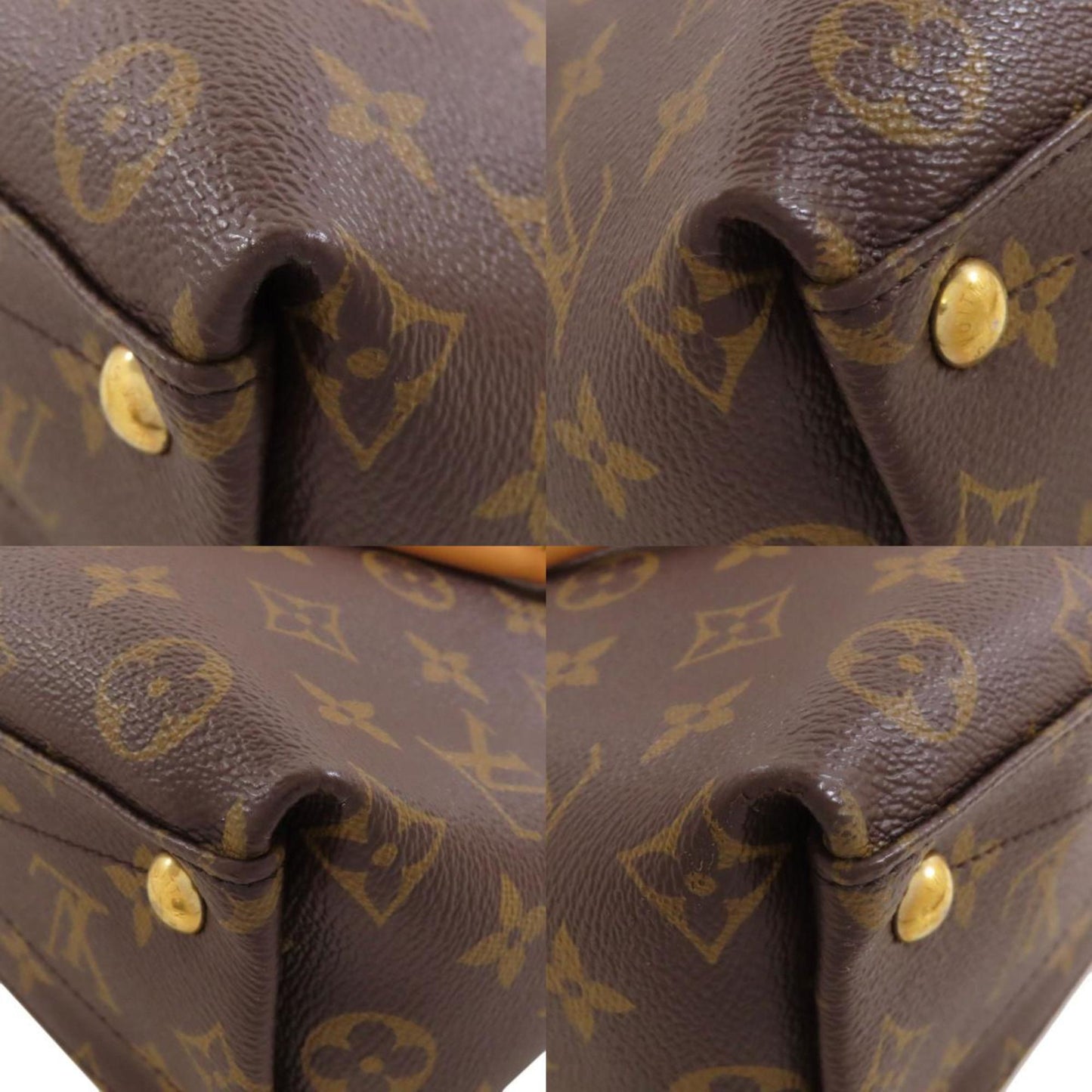 Louis Vuitton Brown Canvas V Tote Bb