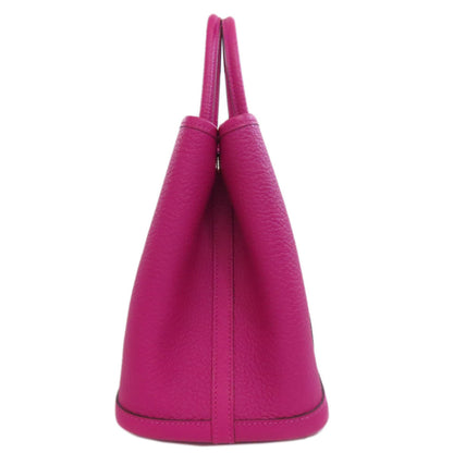 Hermès Purple Leather Garden Party