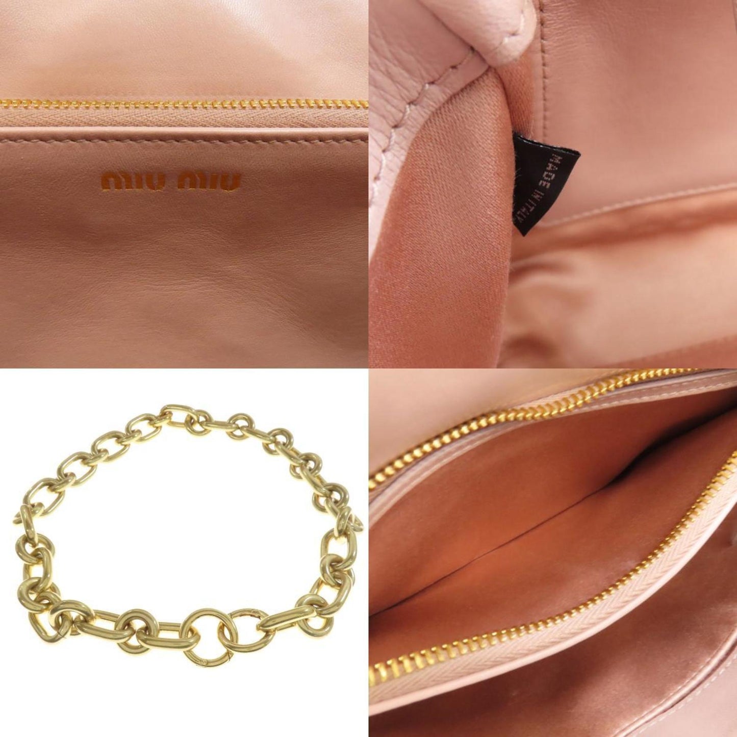 Miu Miu Pink Leather Shoulder
