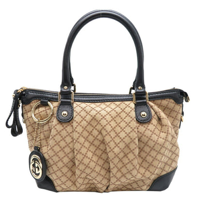 Gucci Brown Canvas Sukey