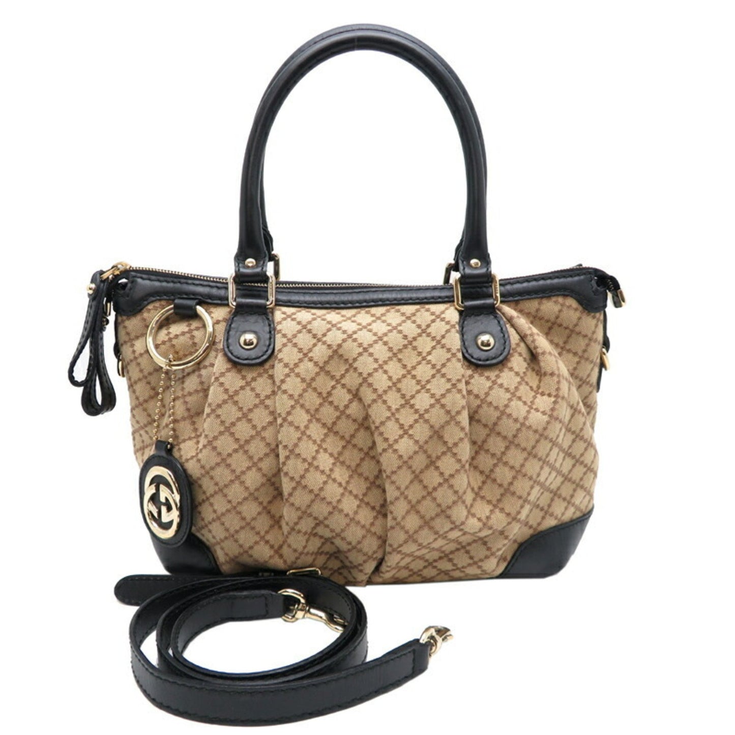 Gucci Brown Canvas Sukey