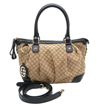 Gucci Brown Canvas Sukey