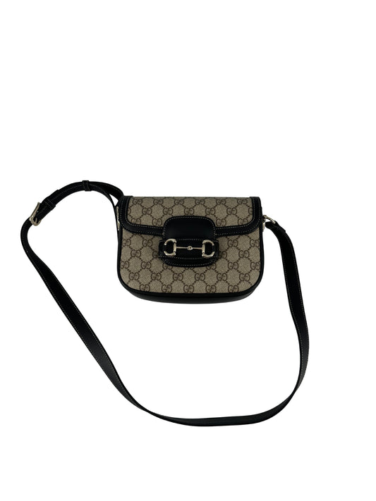 Gucci Black Canvas Horsebit