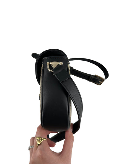 Gucci Black Canvas Horsebit