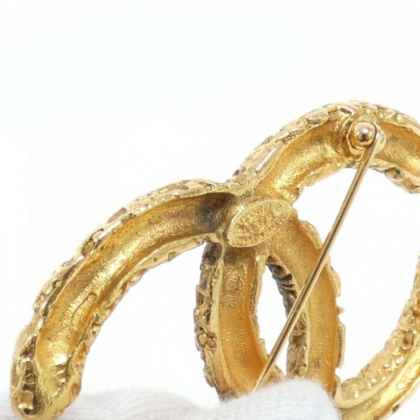 Chanel Gold Metal Coco Mark
